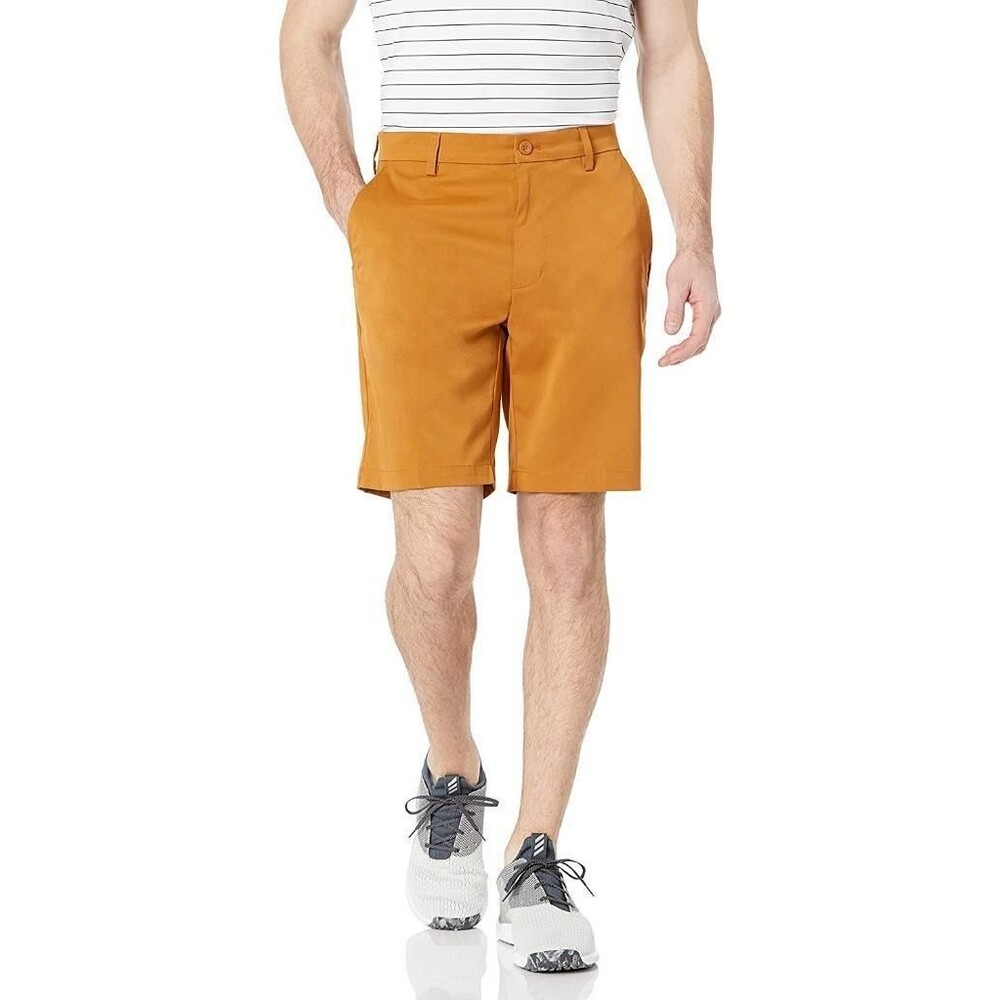 NEW NWT Mens 30 X 9 Casual Wear Nutmeg Brown Shorts Pockets AMAZON ESSENTIALS